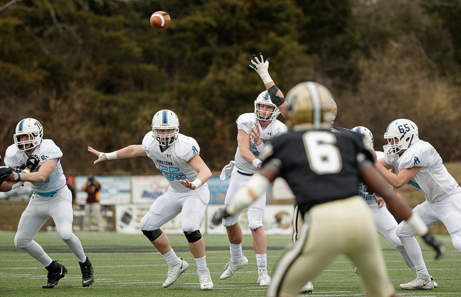Yorktown football region final action 11